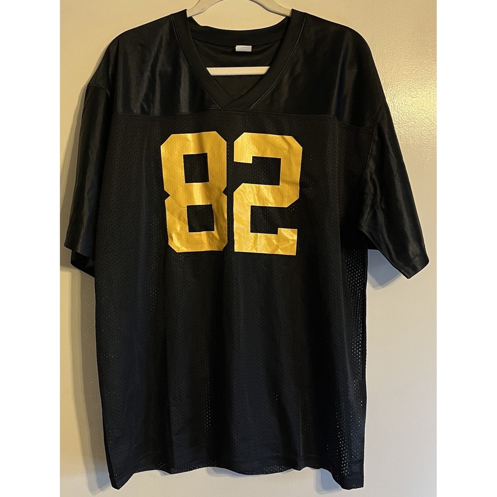 Sport-Tek Bud Light #82 Football Promotional Mesh Jersey - Black & Gold (L)